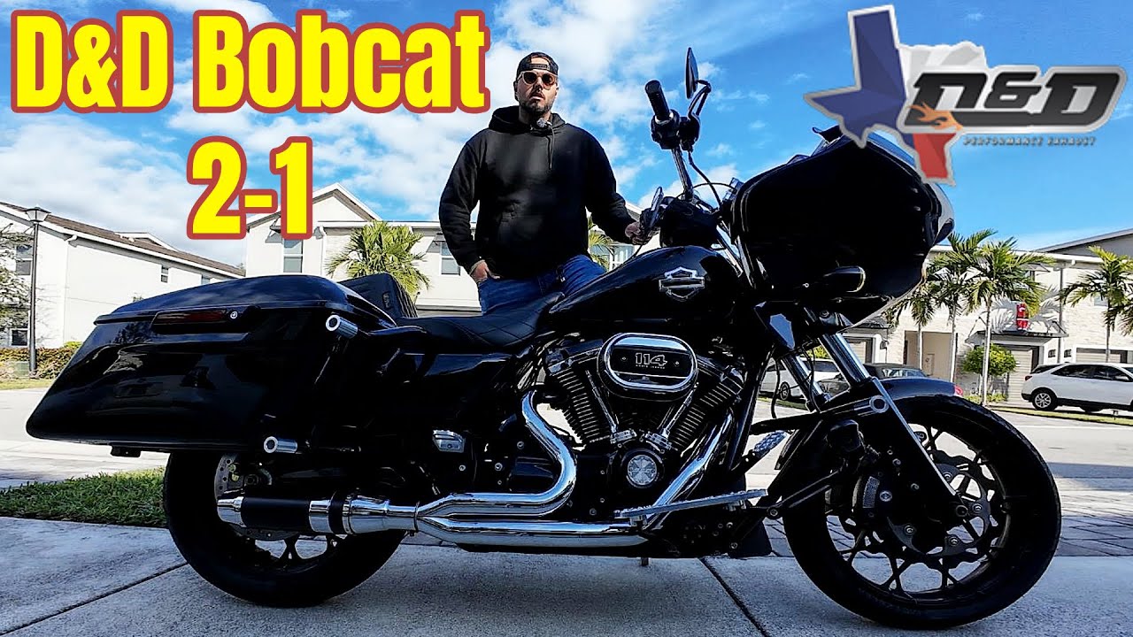 Выхлопная система D&D Bobcat 2-1 | Harley Davidson M8 | Полный обзор и результаты динамометрическ...