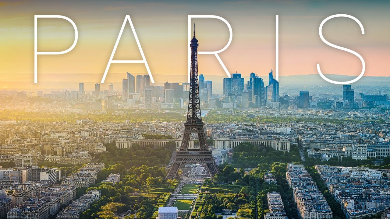 Paris from Above || 4K || Drone Footage  || Aerial View || City of Love