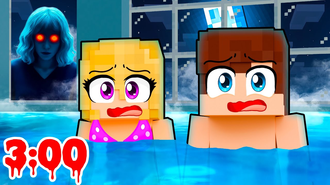 NIGDY NIE IDŹ PŁYWAĆ o 3 W NOCY w Minecraft!