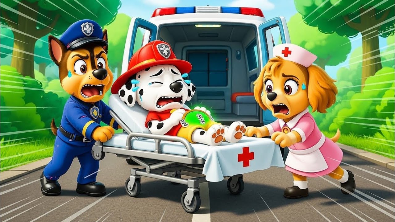 Oh No! The Fire Pup Is Sick 😢🏥 | Police Puppy & Doctor Pup Rush to Help