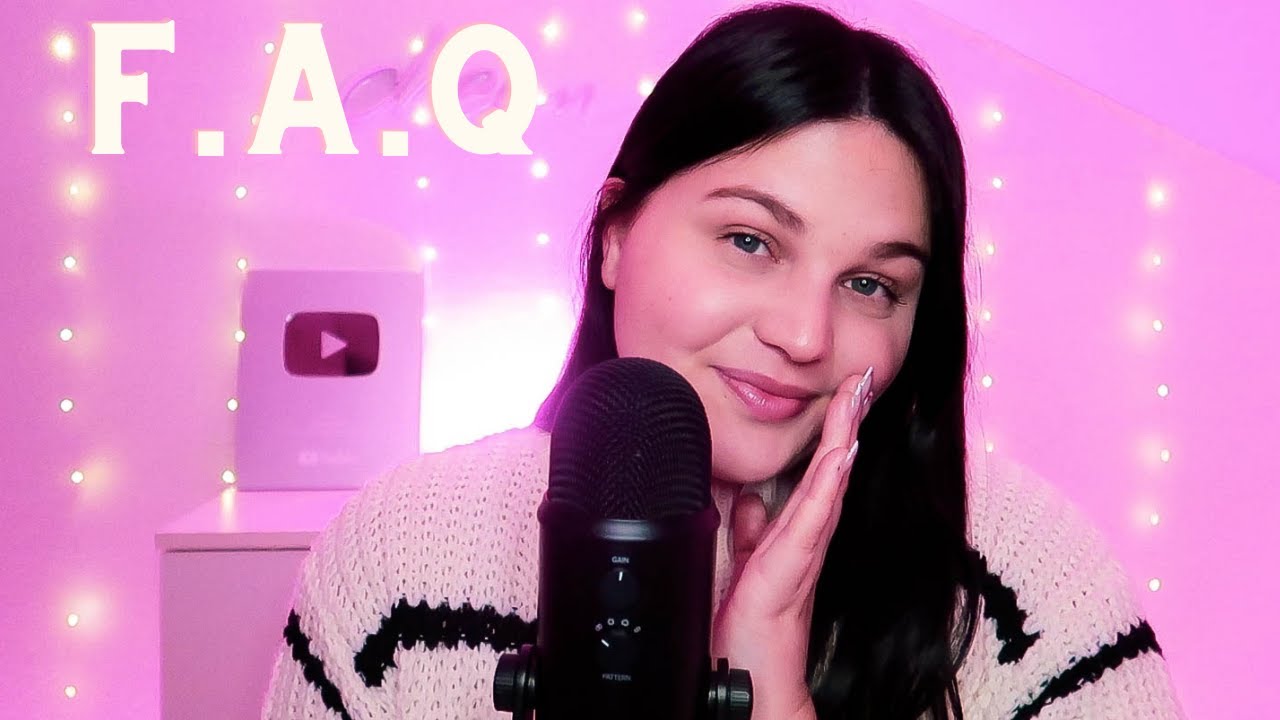 ASMR⎪FAQ (Mon métier, Youtube, un livre, ma vie privée etc...)