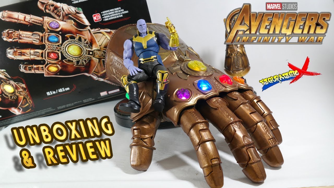 Review Guantelete del Infinito Marvel Legends Avengers Infinity War Hasbro 2018 Revision Español
