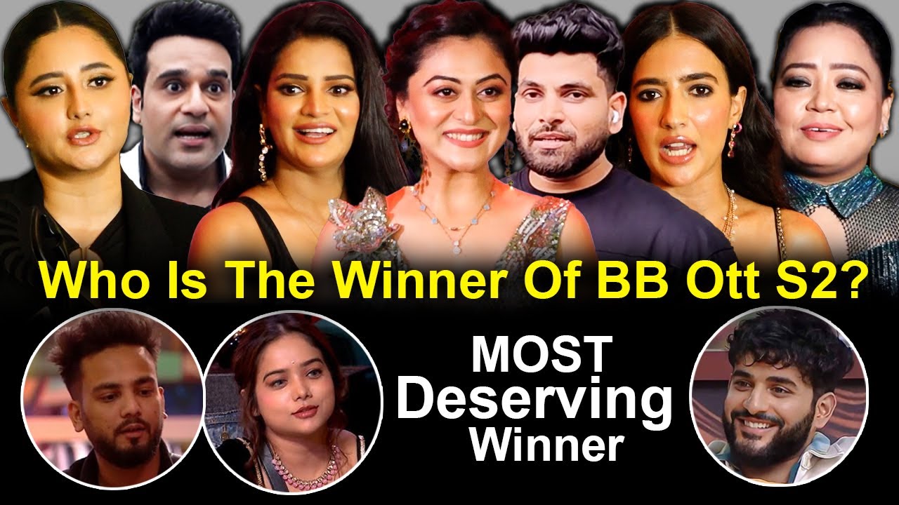 Celebrities Reaction On BB OTT S2 Winner? Abhishek Malhan,Manisha Rani,Elvish Yadav,Avinash Sachdev