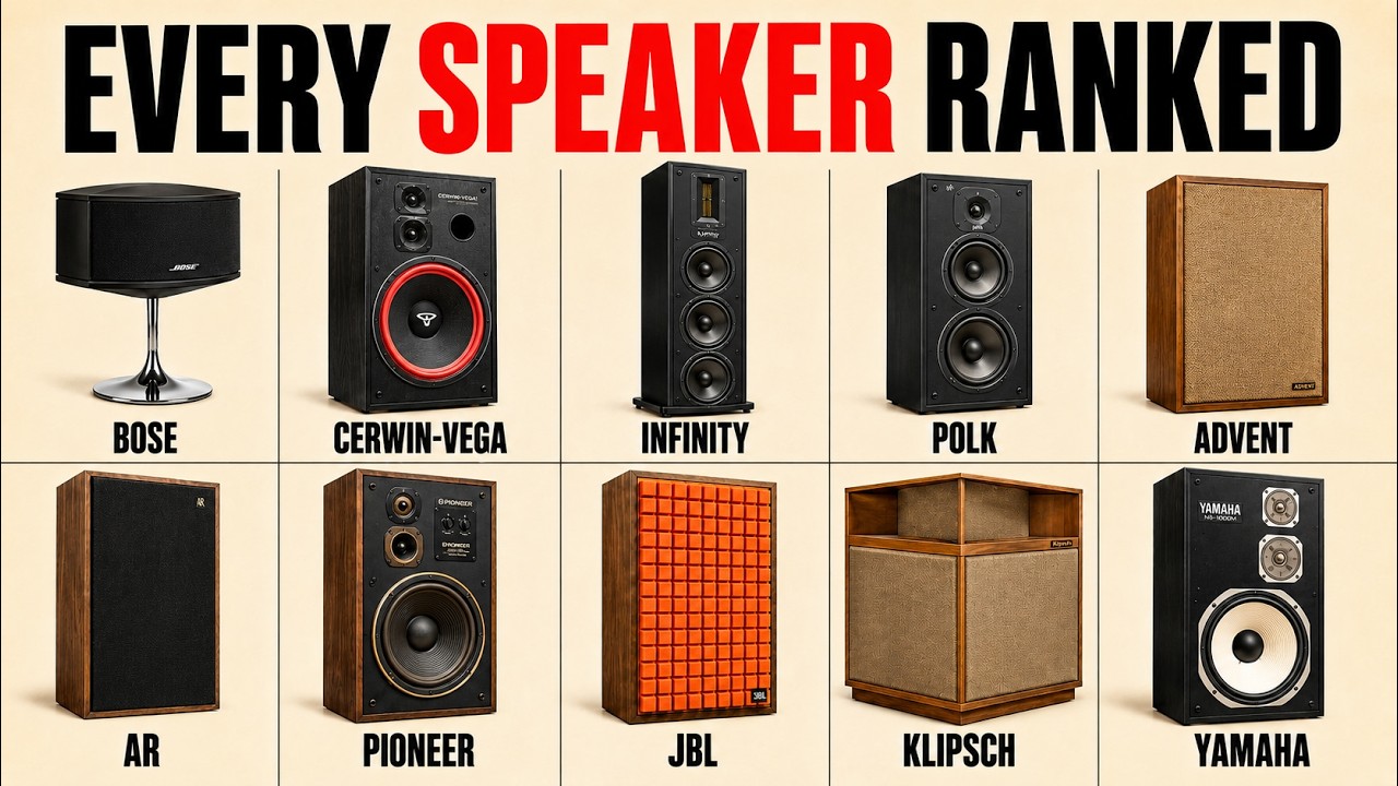 Every Vintage Speaker Ranked From WORST to BEST
