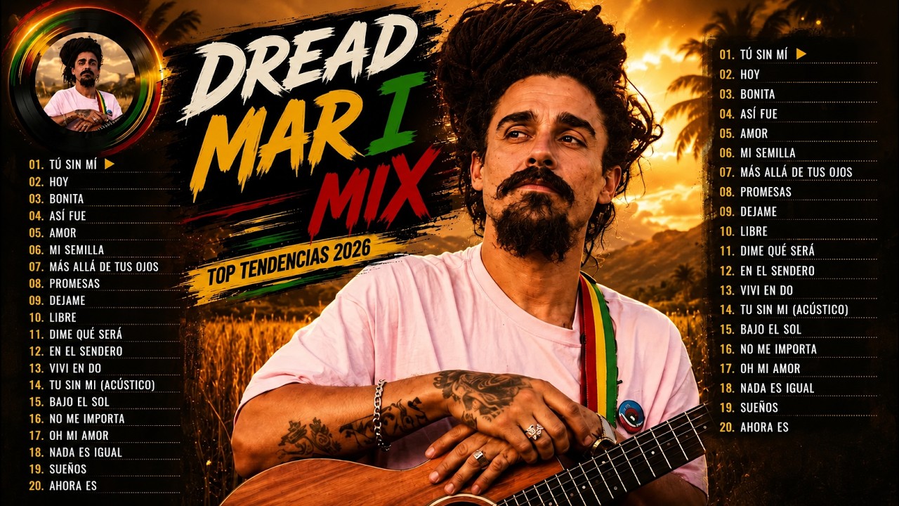 DREAD MAR I TOP TENDENCIA 2026 🌿 T&Uacute; SIN M&Iacute;, &Aacute;RBOL SIN HOJAS, SALVAME, NADA | GRANDES &Eacute;XITOS (LETRA)