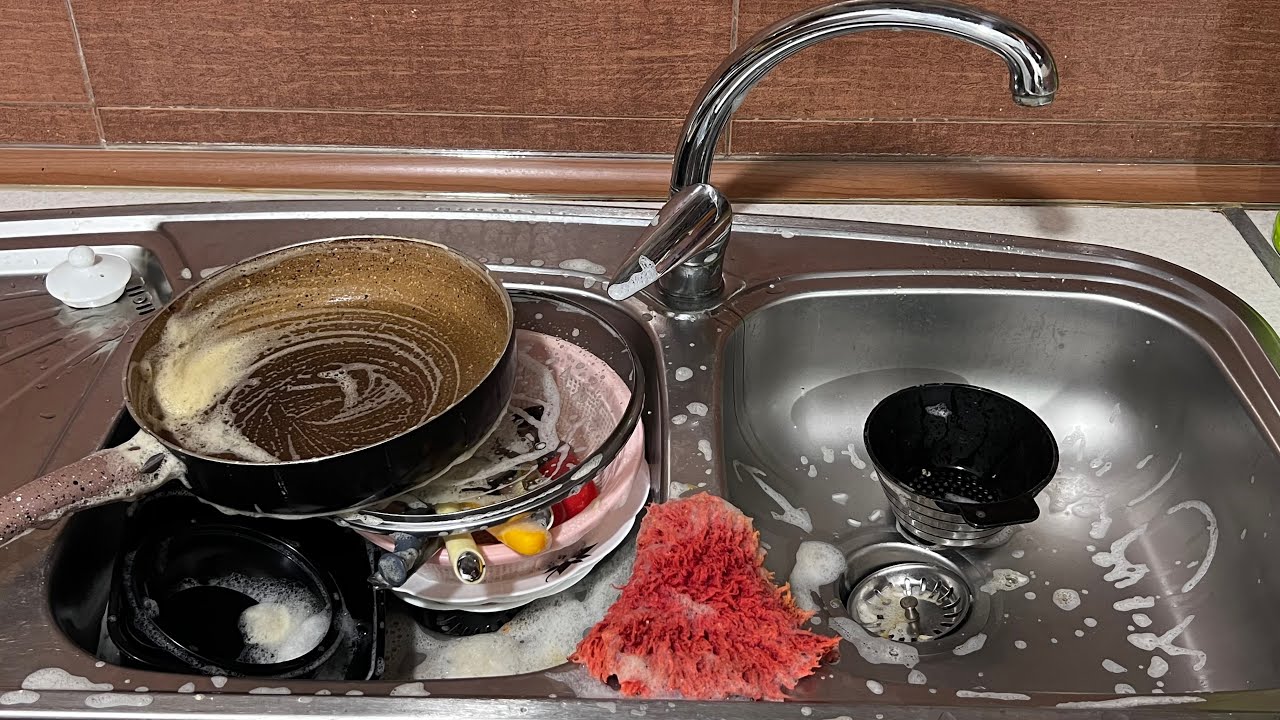 Silent Dishwashing Vlog | Soft Kitchen Cleaning
