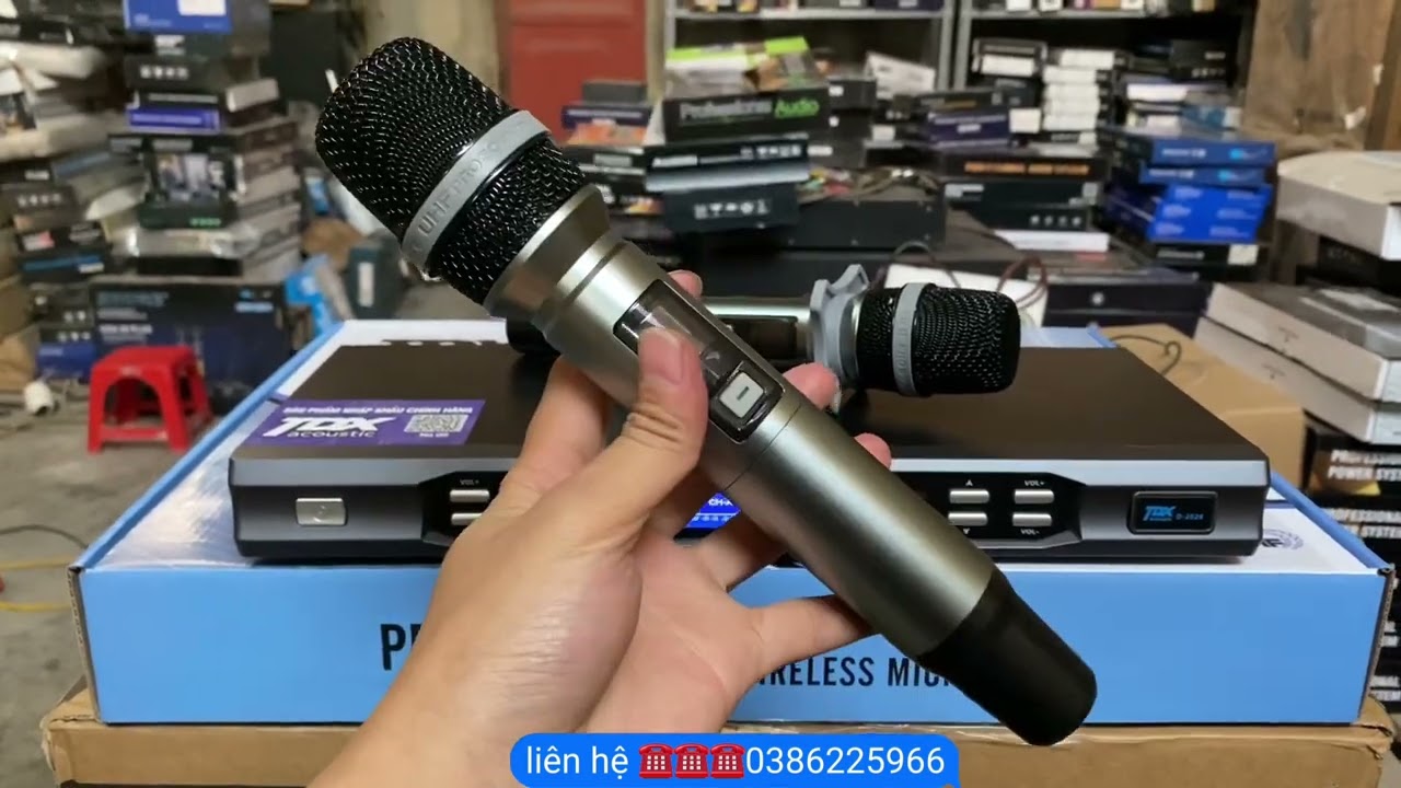 Siêu Mic Không dây cao cấp TDX D2026 tiếng nét chuẩn nịnh giọng