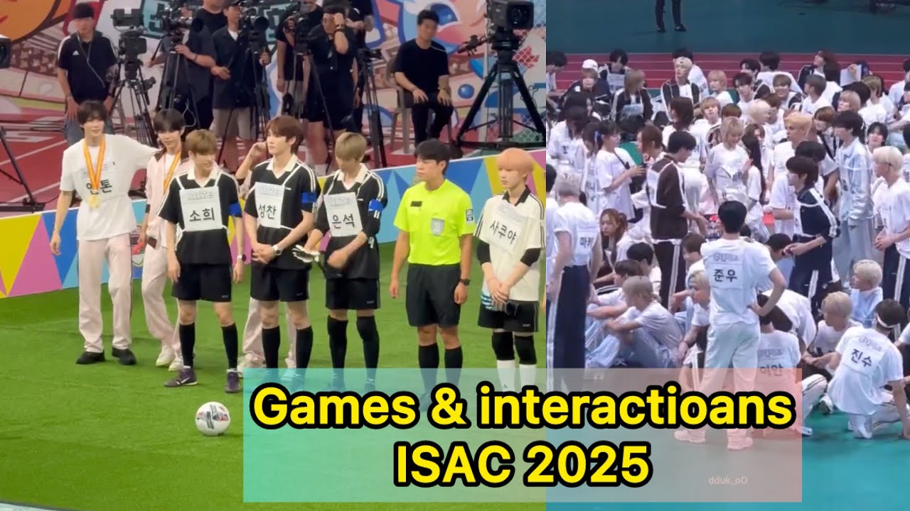 ISAC 2025 ( 아육대 2025 ) Riize, ZB1, X:IN, Hearts2hearts, AHOF, Meovv, Nexz interactions ISAC 2025