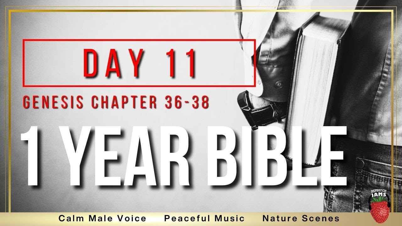 Day 11 | NIV Genesis 36- 38 | 1 Year Bible Reading Plan | Peaceful Scripture Audio Bible