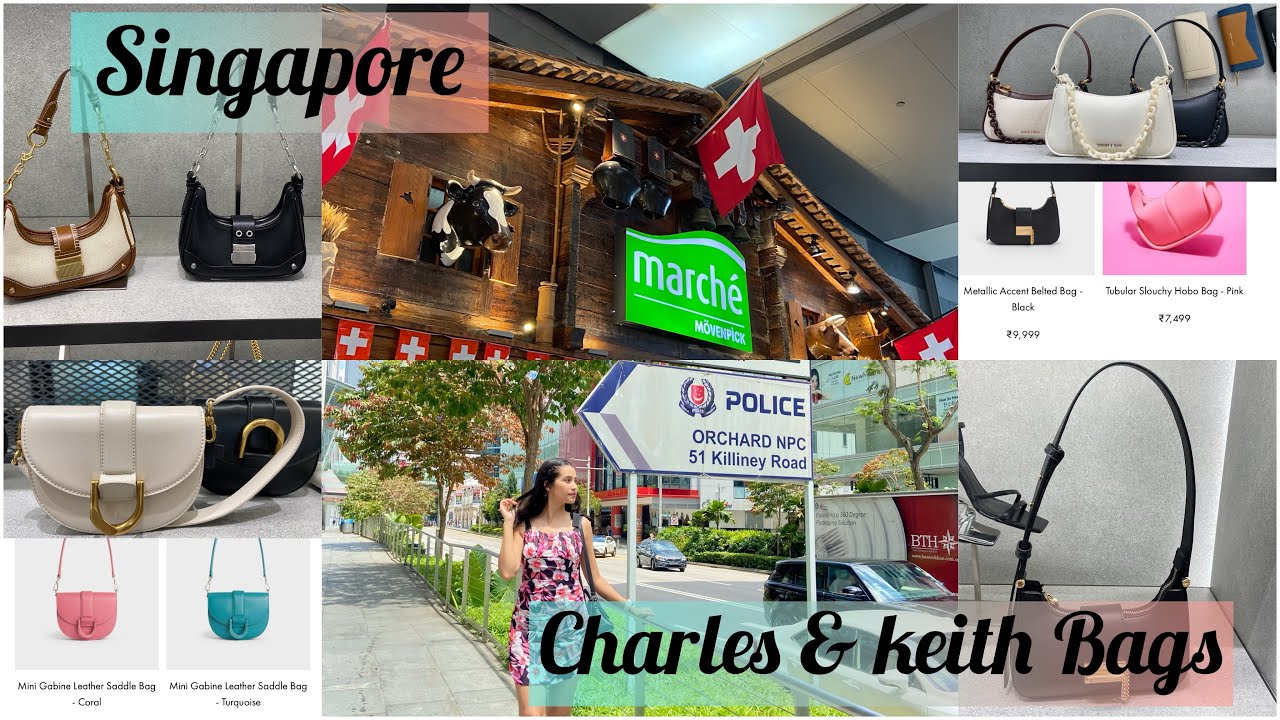 My First Luxury Bag❤️Singapore Orchard Mall, Charles & Keith bag #subscribe #singpore #charleskeith