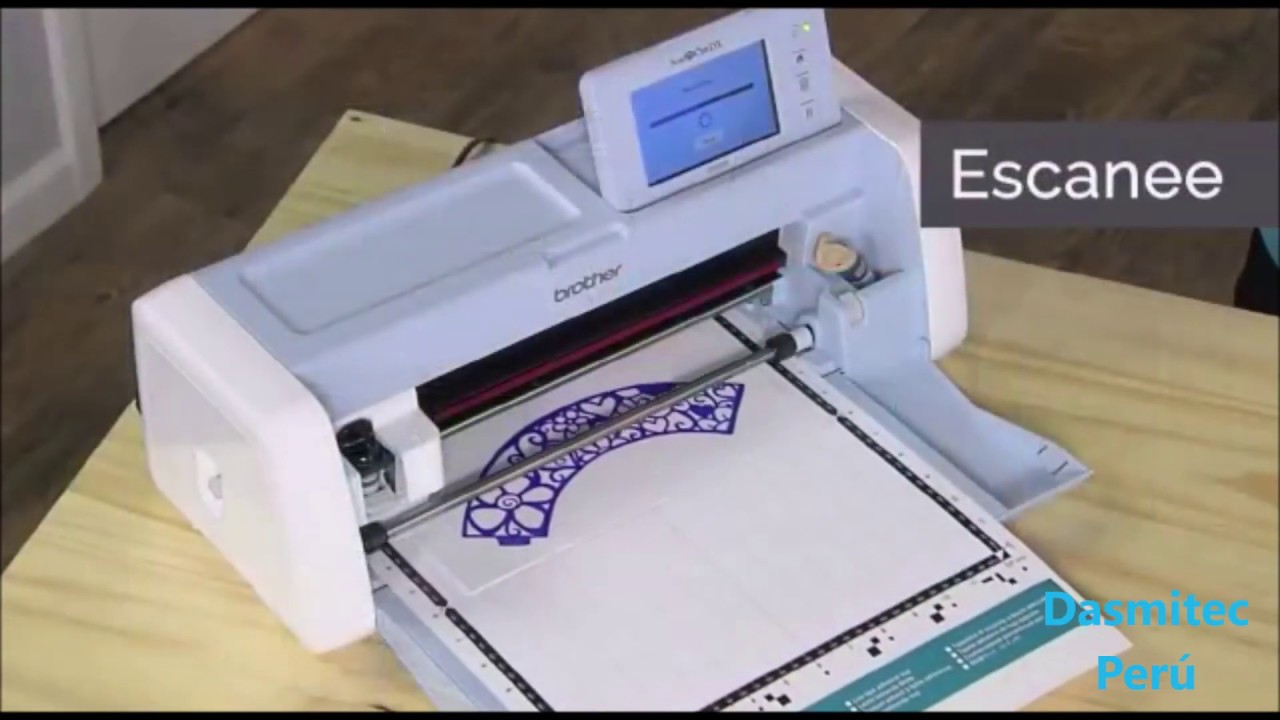 ScanNCut Brother SDX225 Maquina Escanea y Troqueladora de Corte &iquest;como funciona?