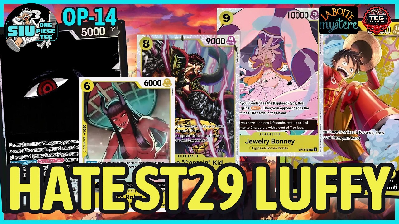 HATE ST29 LUFFY - [OP14-EB04] ⚫ Imu VS. 🟡 ST29 Luffy 🎮 GAMEPLAY