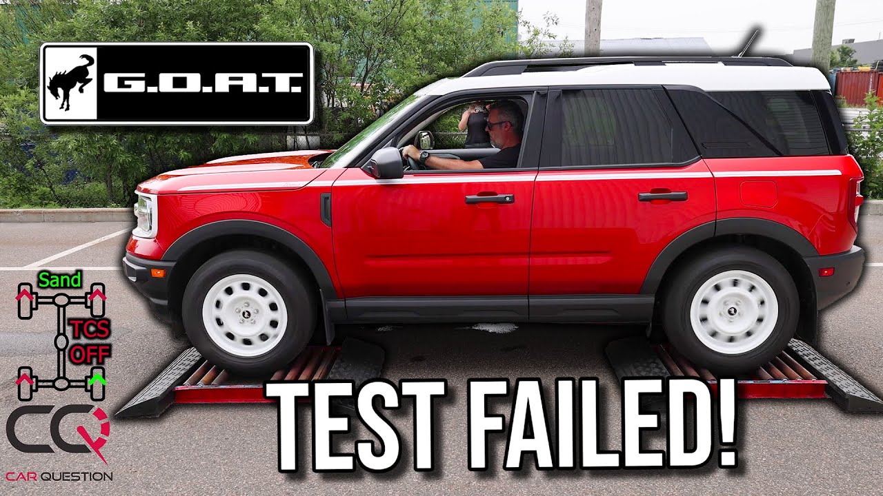 Посмотрите, как Ford Bronco Sport не проходит тест на проскальзывание полного привода :(