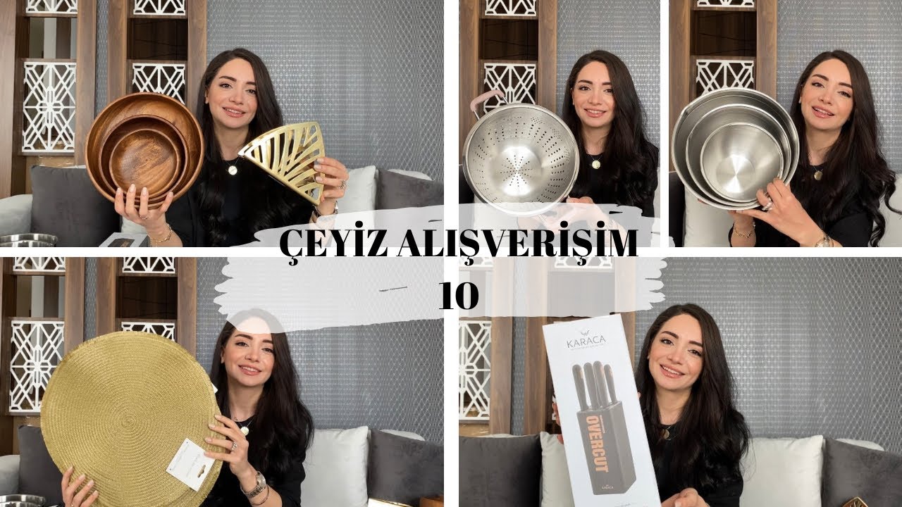 ÇEYİZ ALIŞVERİŞİM 10 🛍 I NEYİ NEREDEN ALDIM I IKEA, KARACA, EMSAN, MADAME COCO, TRENDYOL, PAŞABAHÇE
