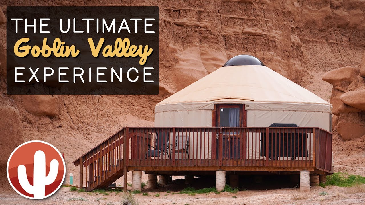 Полный обзор кемпинга и юрт в Долине гоблинов + поход в Логово гоблинов | Юта