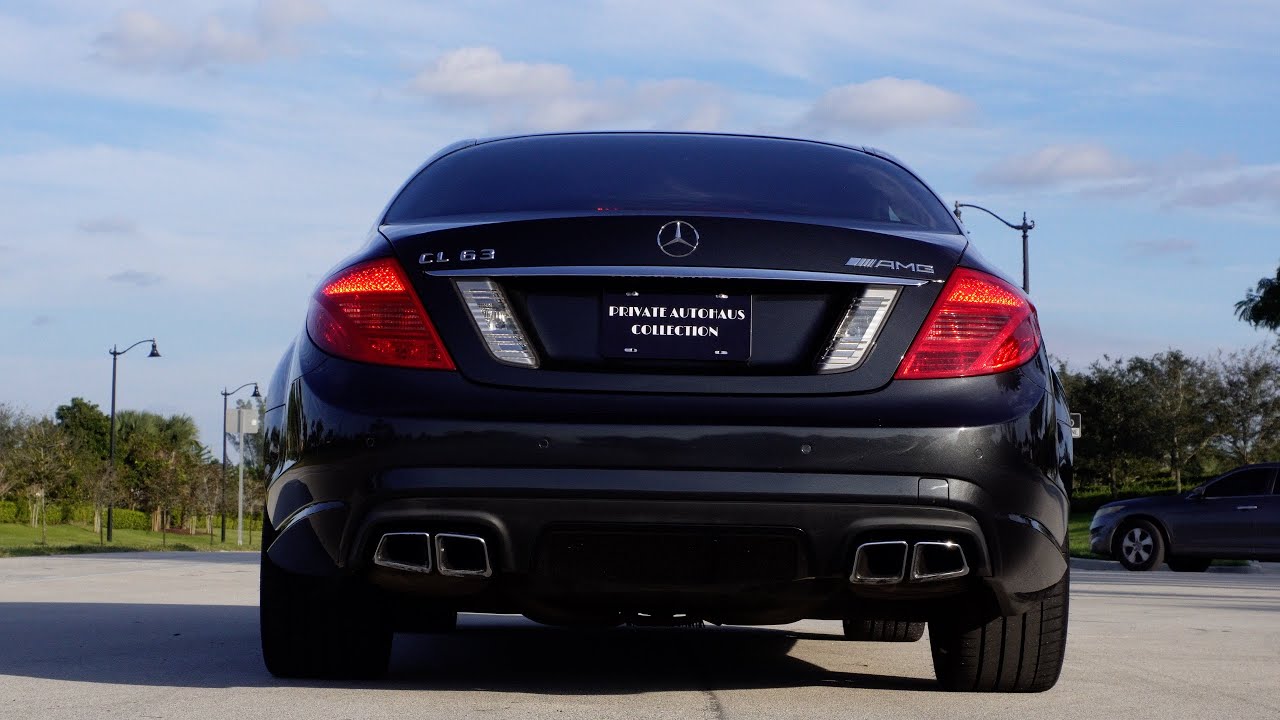 Brutal Launch & Twin-Turbo AMG V8 Revs from 2011 Mercedes CL63 AMG Designo