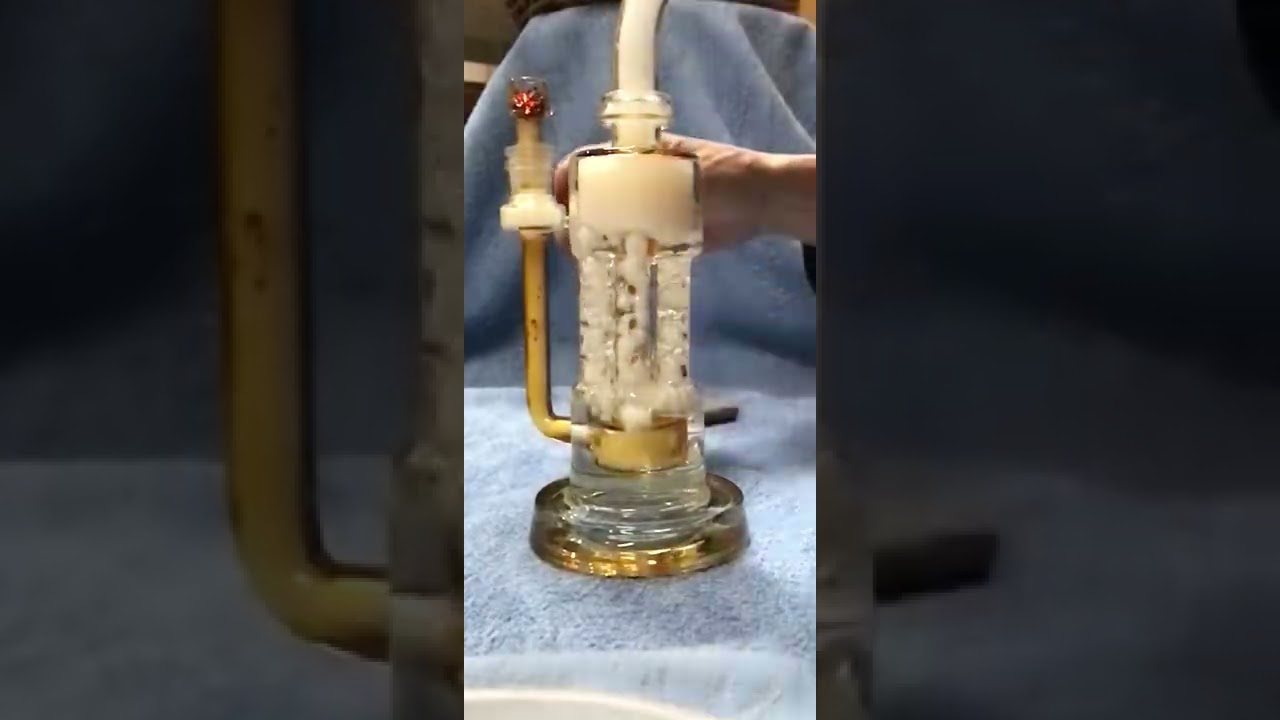 Swiss pillars uptake incycler (milking) slo-mo