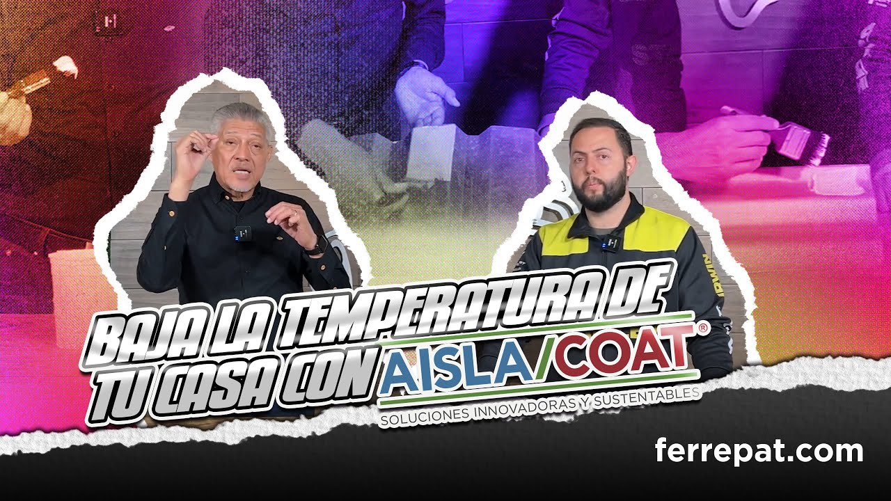 🔥🥵Baja la temperatura de tu casa con AISLA COAT 😎