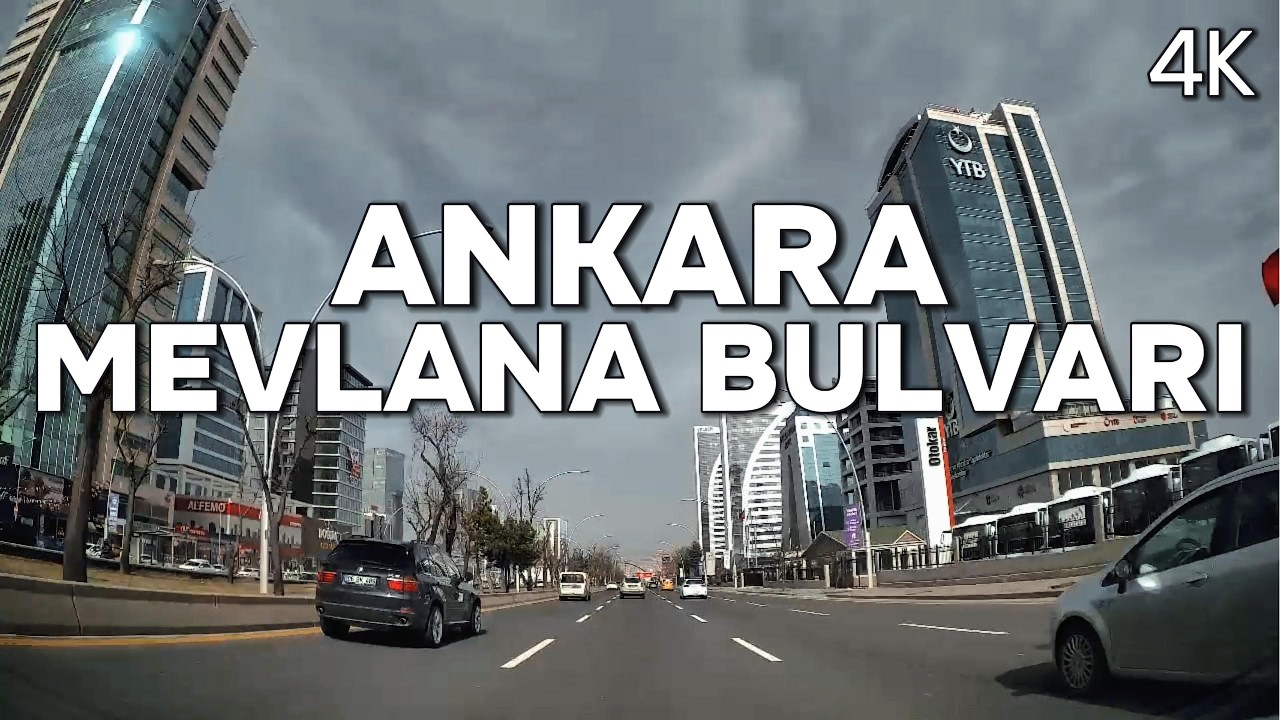 Ankara - Mevlana Bulvarı | 4K Araç Yolculuğu