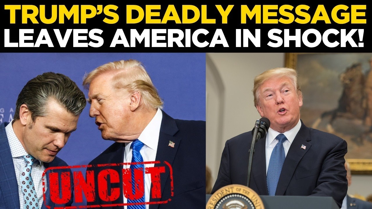 LIVE: Donald Trump&rsquo;s Fiery Announcement Shocks America , Trump Speech LIVE | World News LIVE