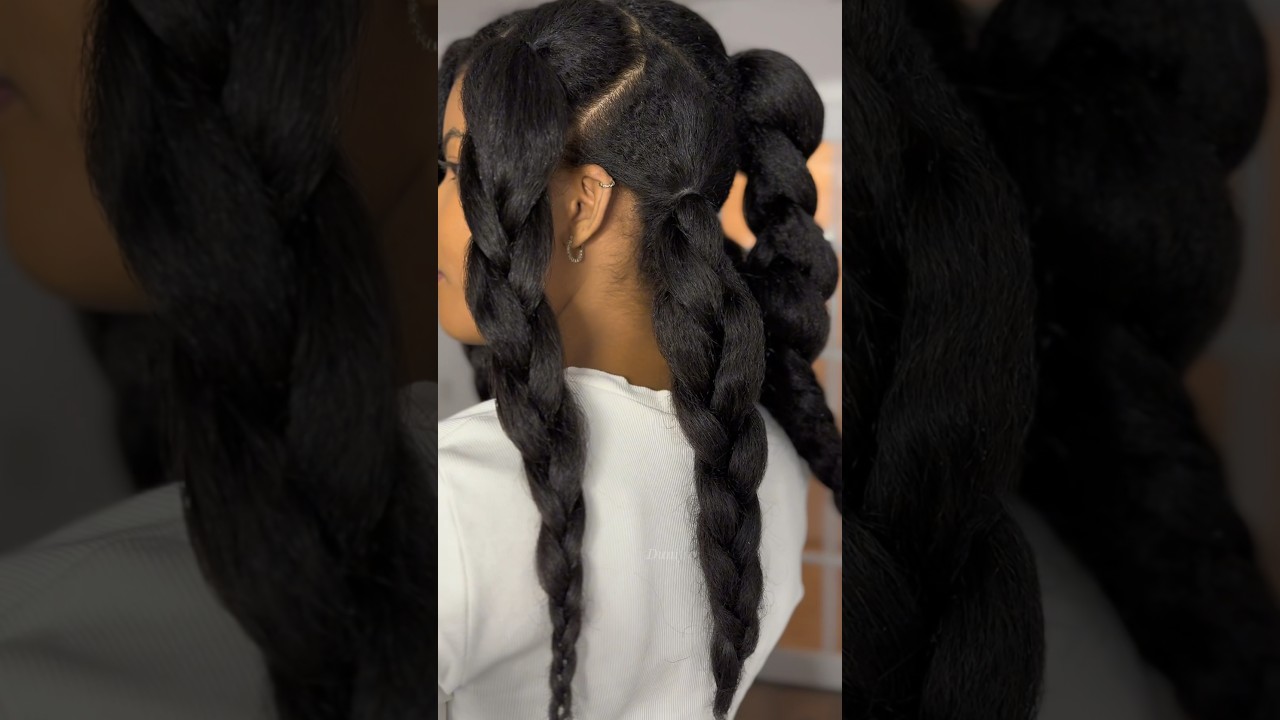 COIFFURE PROTECTRICE #protectivestyles#protectivehairstyle #naturalhair #persil #hairgrowth