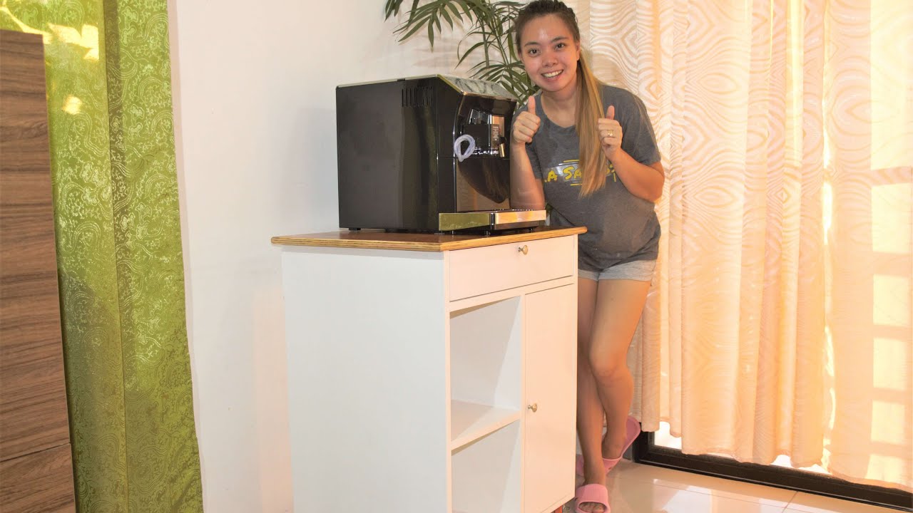 DIY COFFEE MACHINE TABLE #Mcilpoog
