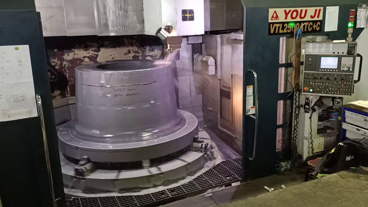 &ccedil;ap 2500 CNC torna 10 ton eksantrik par&ccedil;a işle me