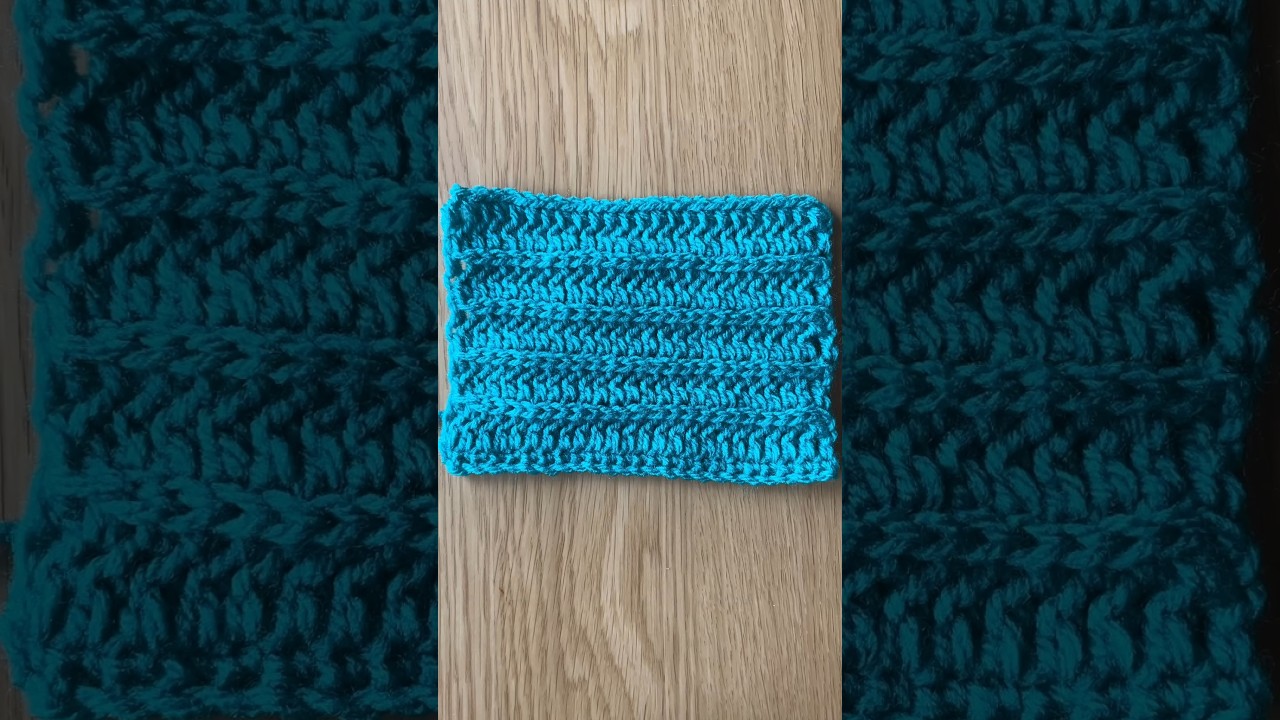 Royal Ridge Stitch #crochet #shorts #crochetstitch  #crocheting #trending #crochetlove #viral #yarn