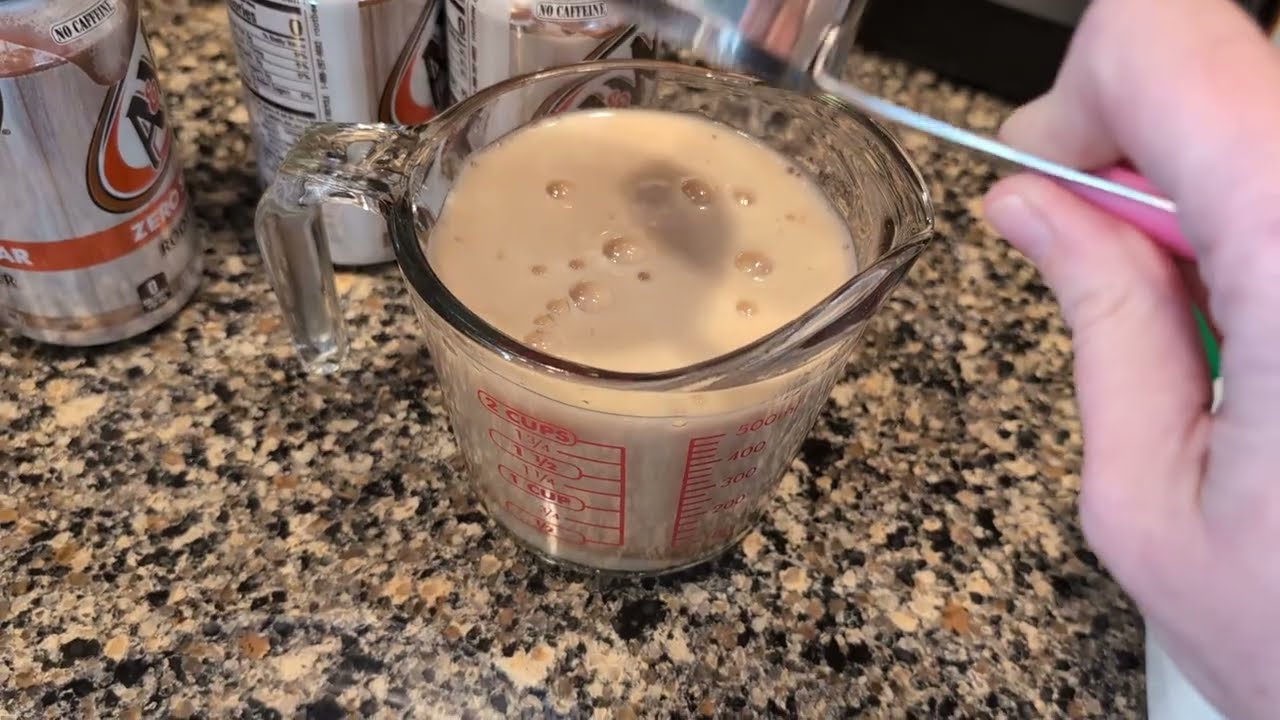 Using Allulose to make a diet slushie with soda!