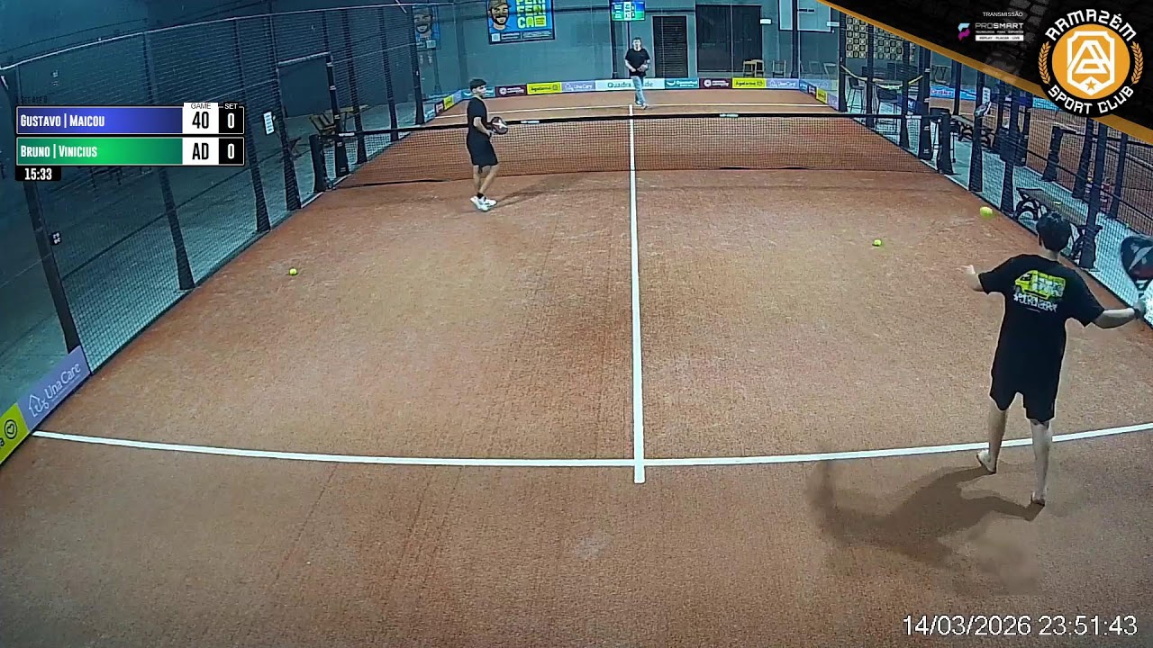 Quadra 3 (14/03/2026 - Parte 2) -  Armazén Sport Club Ao Vivo