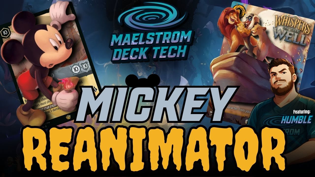 Maelstrom Deck Tech | Amber/Steel - Mickey Reanimator