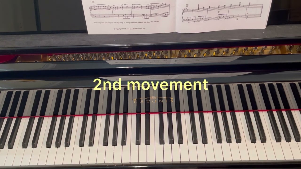 Sonatina in C Major  1st and 2nd movements by T. Latour
