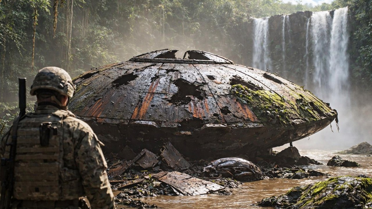 Abandoned UFO Discovered Deep in the Mountain Jungle