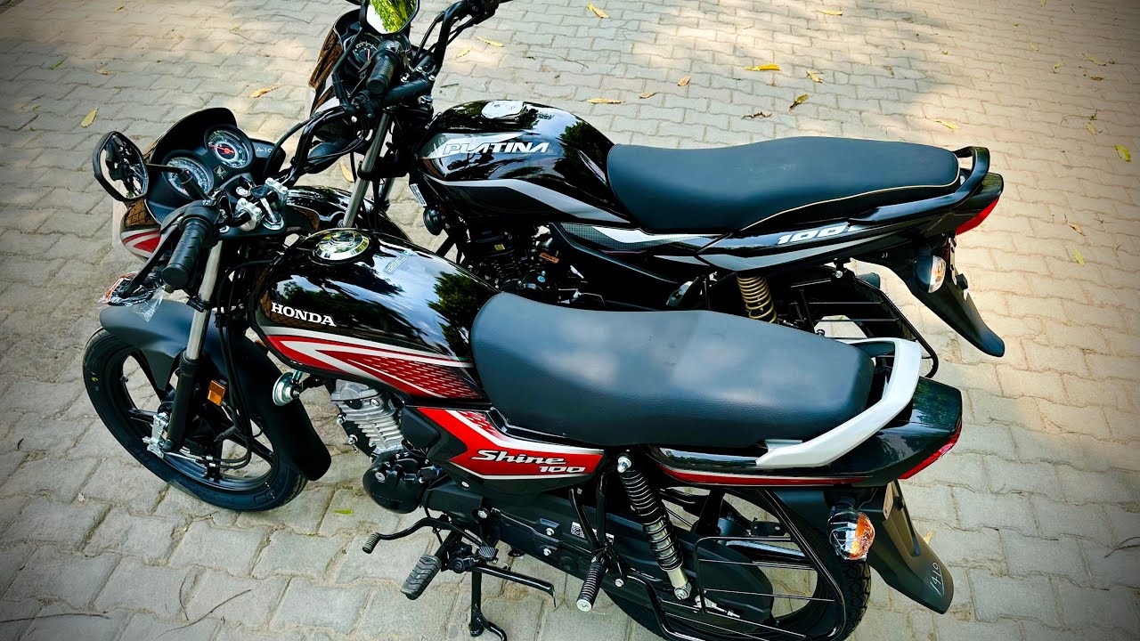 Bajaj Platina 100 Fi Vs Honda Shine 100 🔥 2025 Best Family Bike & Best Mileage Bike ❓ Comparison