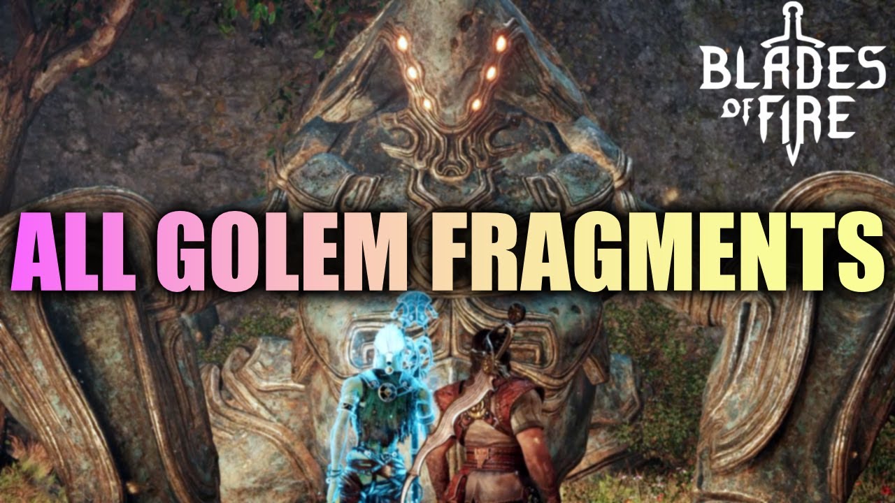 How to Get ALL Golem Fragments & Cross the Cursed Bridge | Blades of Fire Guide