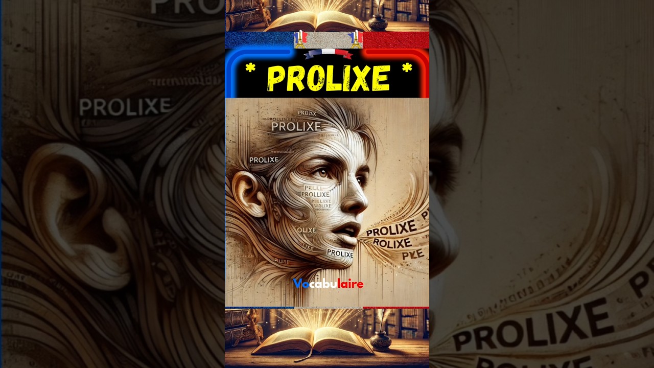 🇫🇷Prolixe :Parler sans fin !✨ #motdujour #languefran&ccedil;aise #vocabulairefran&ccedil;ais #vocabulairedequalit&eacute;