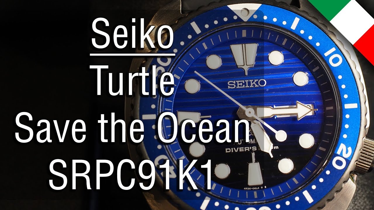 Seiko Turtle SRPC91 Save the Ocean, breve recensione di un quadrante ipnotico