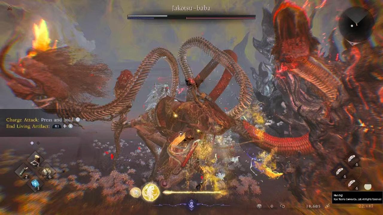 Final Boss - Jakotsu Baba - Spear Deflect Solo | Nioh 3 Alpha Demo