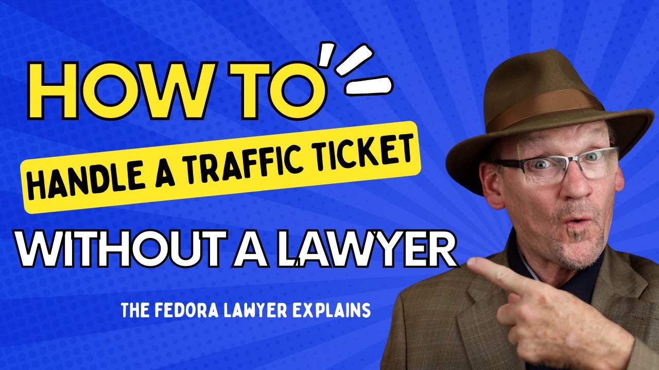 How to handle your speeding ticket without a lawyer.