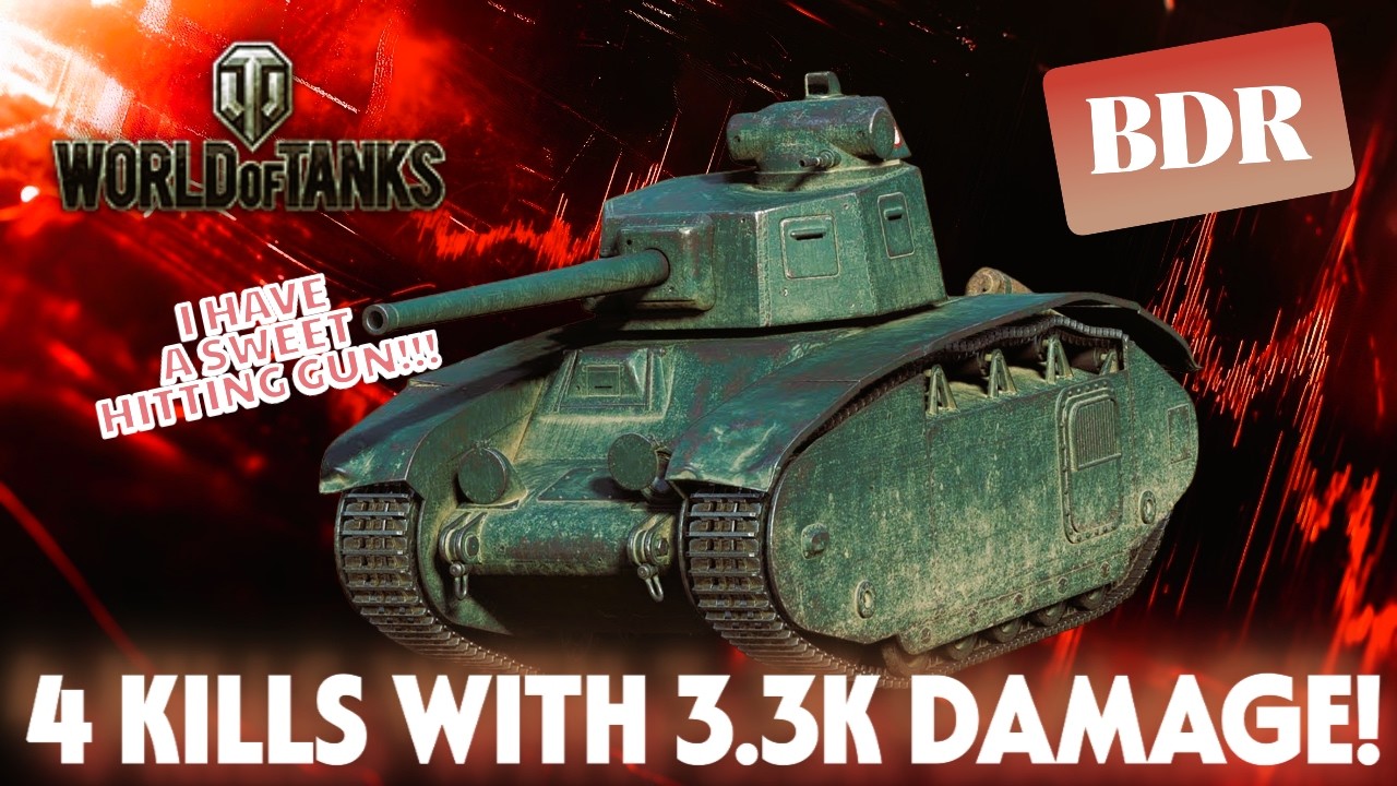 BDR the French lower tier heavy with a huge gun to represent the tier!!! | WOT