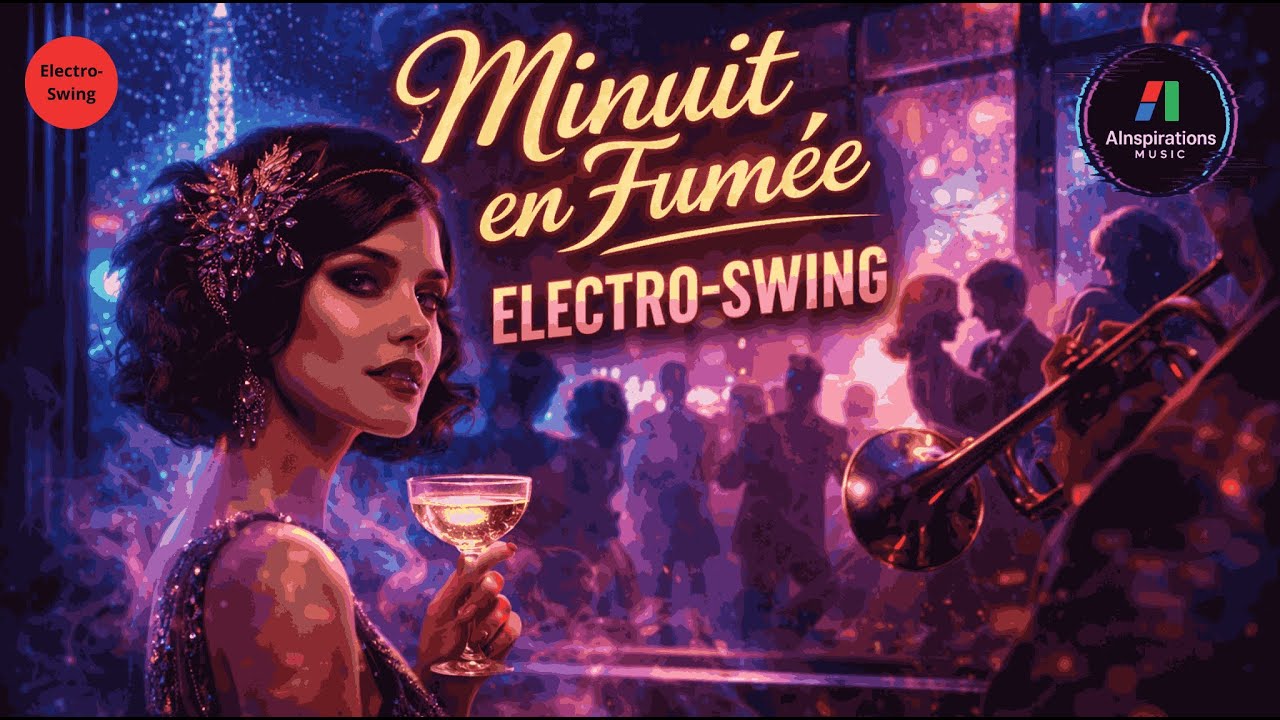 🌙🔥 MINUIT EN FUMÉE — When Neon Jazz Meets Midnight Fire | AInspirations Music 🔥🌙