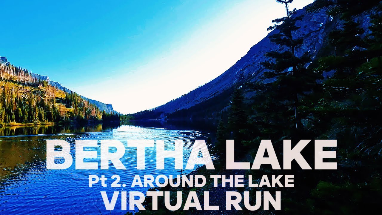 Bertha Lake Loop Virtual Run Pt. 2 | 34 min | Treadmill Workout | Virtual Walk | Waterton Lakes Park