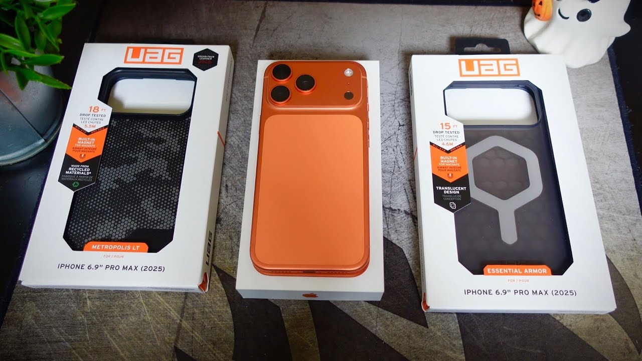 UAG iPhone 17 Pro Max Metropolis LT и защитный чехол Essential Armor!