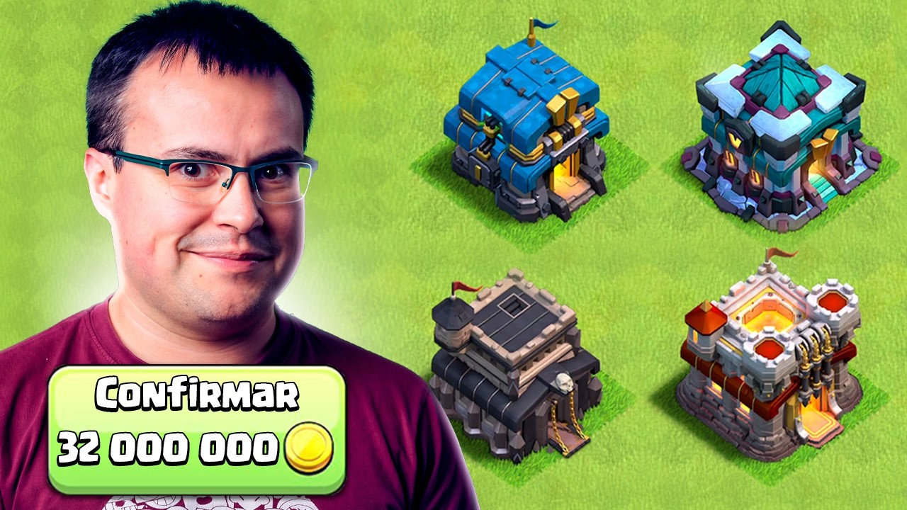 RECORD de Subidas de Ayuntamiento Simultáneas en Clash of Clans 🔥