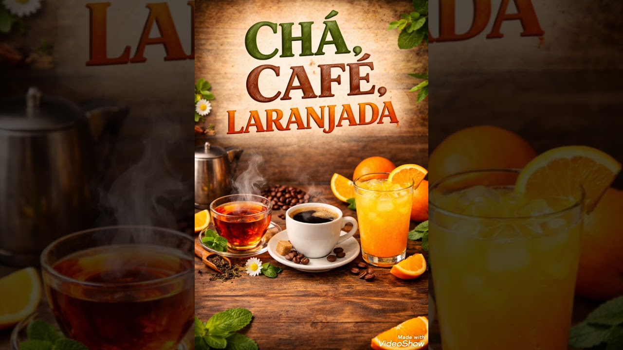 CHÁ, CAFÉ , LARANJADA