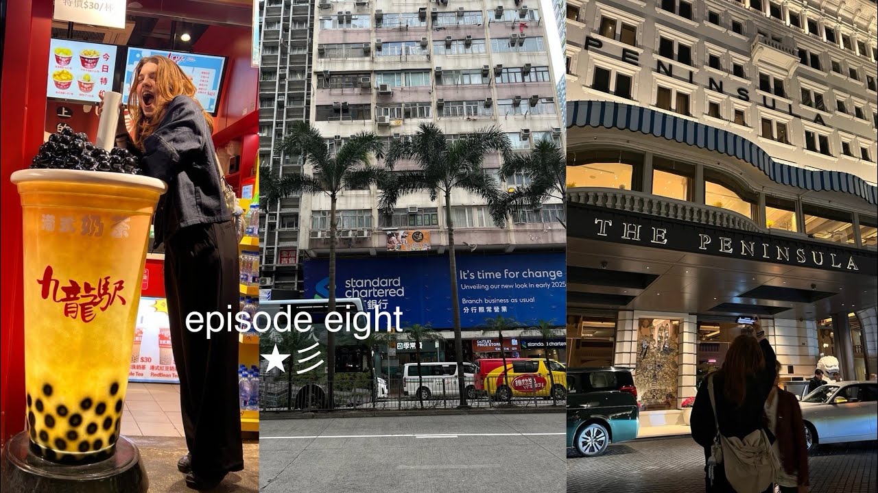a day in hong kong and an evening cocktail at the Peninsula ep. 8 ★