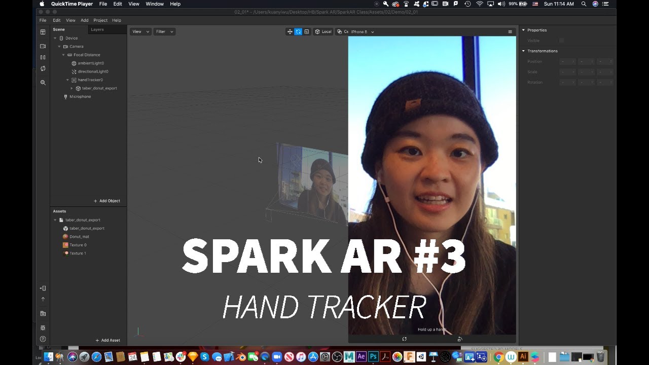 Spark AR Tutorial #3: Hand Tracker