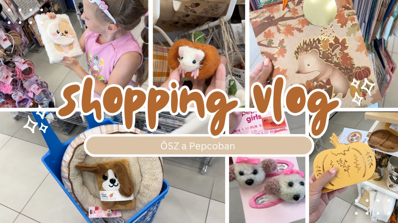 🛍️ SHOPPING VLOG LIZÁVAL | PEPCO | ŐSZ 🍂🌰🦔