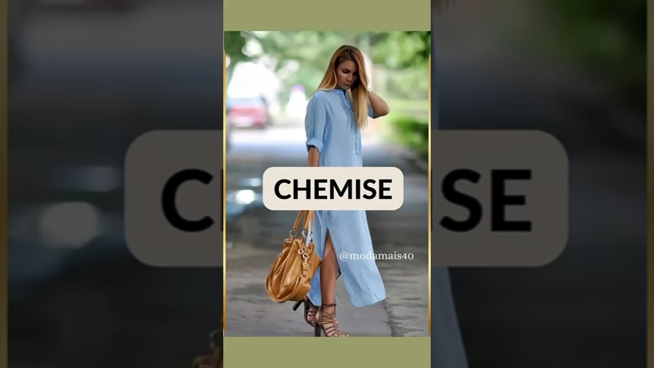 Como usar chemise  - Moda mais 40 anos #modamais40anos #moda #modaalfaiataria #estilo