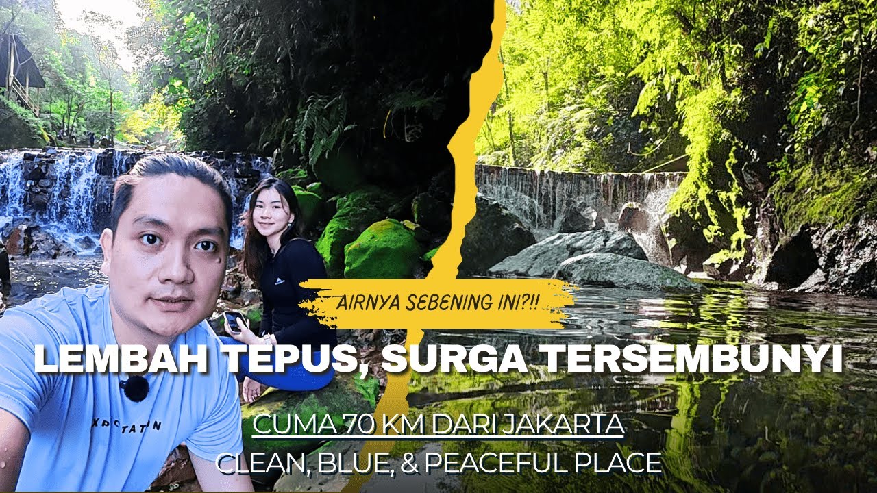 AIR SEBENING INI ADA DI BOGOR! 😱 Pertama Kali ke LEMBAH TEPUS Bareng Istri | Airnya SEBENING KRISTAL
